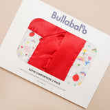 Confetti Dreams Satin Comforter 2 - Pack - Red Satin - Bullabaloo