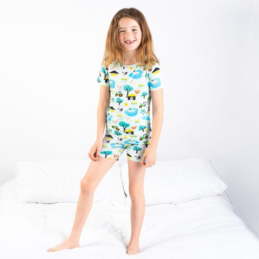 Farm Yard Children's Short Sleeve Pyjamas - Bullabaloo