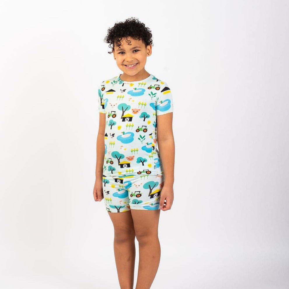 Farm Yard Children's Short Sleeve Pyjamas - Bullabaloo