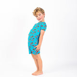 Space Children's Short Sleeve Pyjamas - Bullabaloo