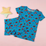 Space Children's Short Sleeve Pyjamas - Bullabaloo