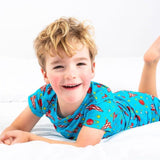 Space Children's Short Sleeve Pyjamas - Bullabaloo